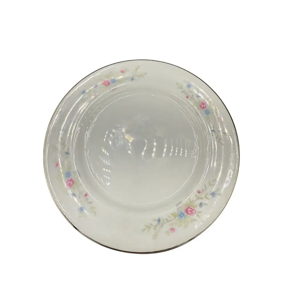 set of 6 Vtg Florenteen Fine China dessert Plates Fantasia Pattern Made in Japan